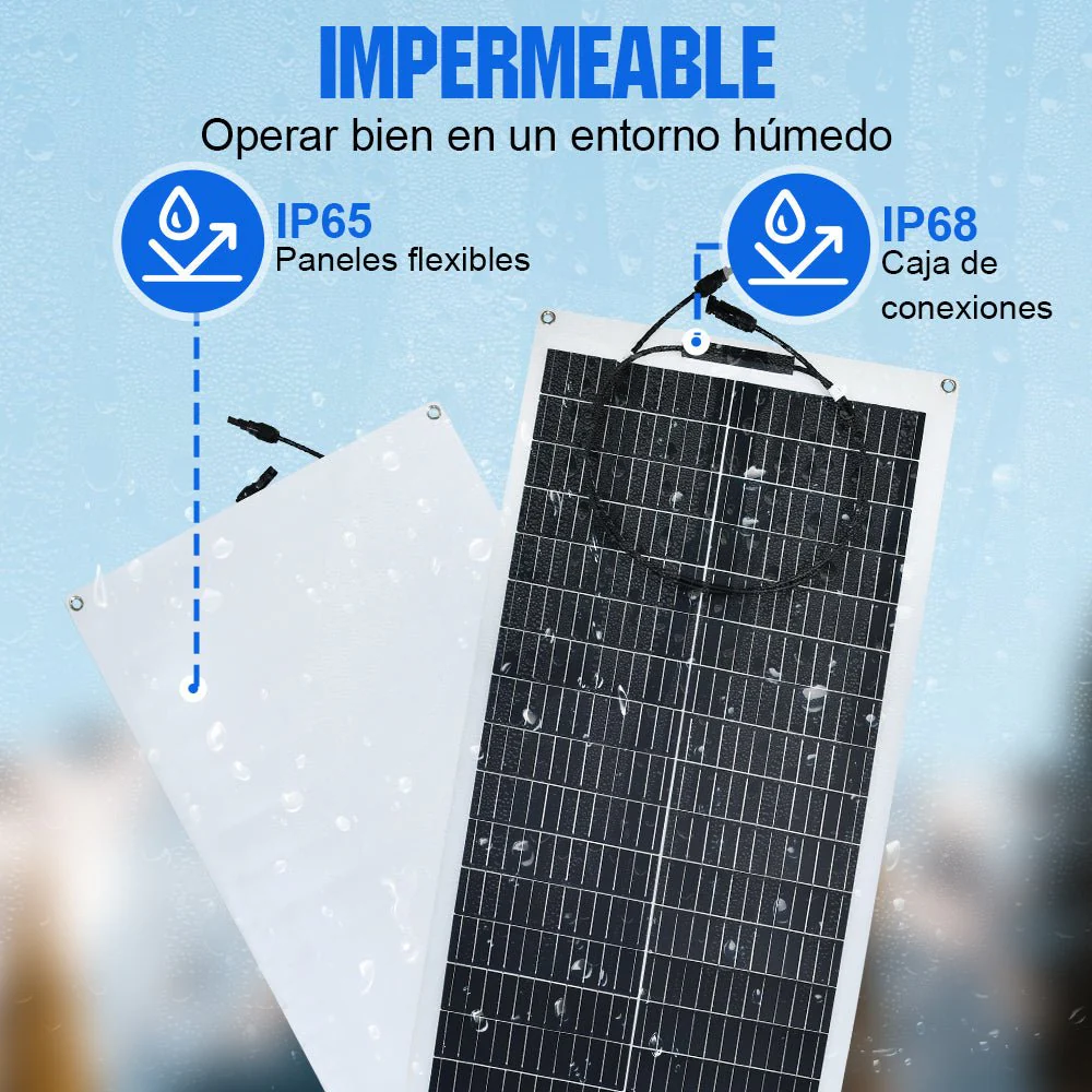 100W 12V Panel Solar Mono Flexible - Image 4