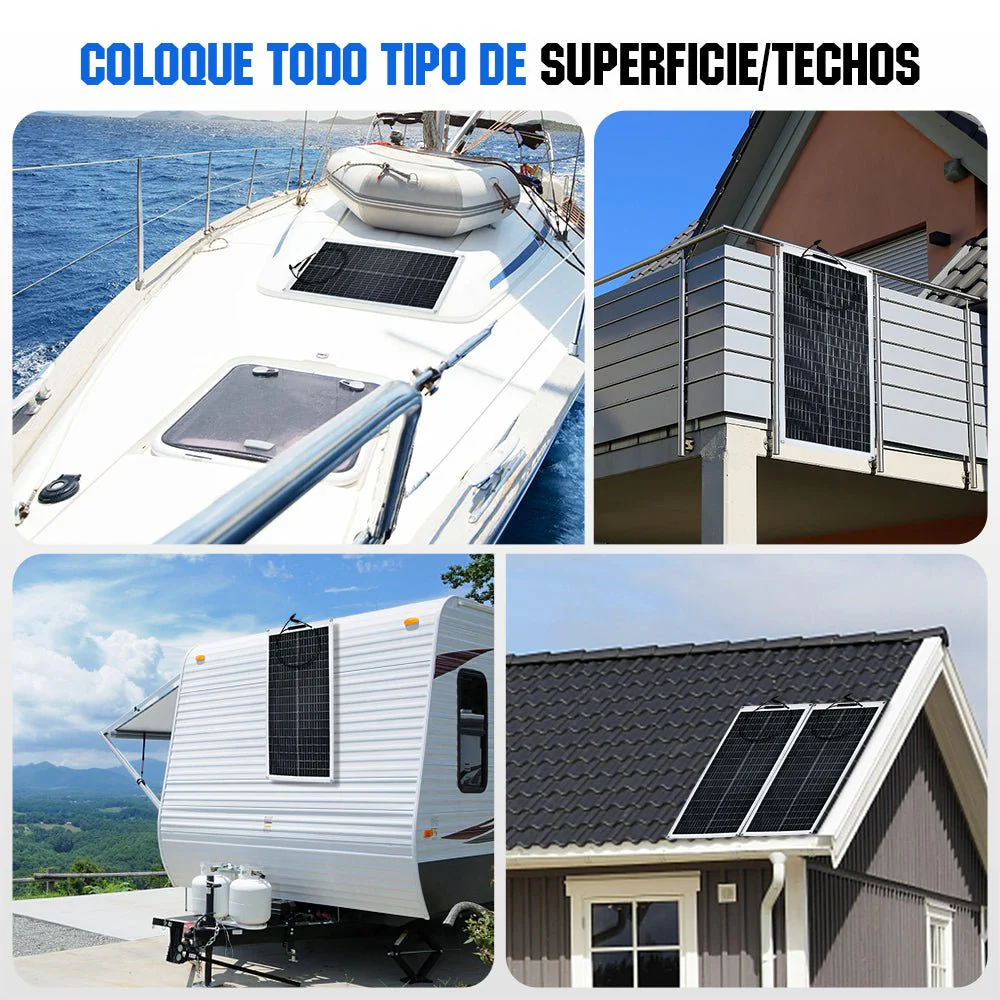 100W 12V Panel Solar Mono Flexible - Image 7