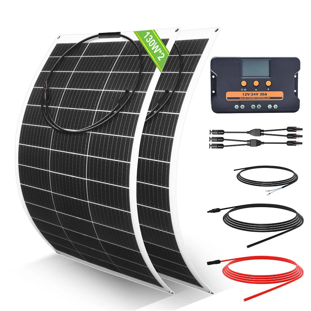 130W 12V Panel Solar Mono Flexible - Image 13