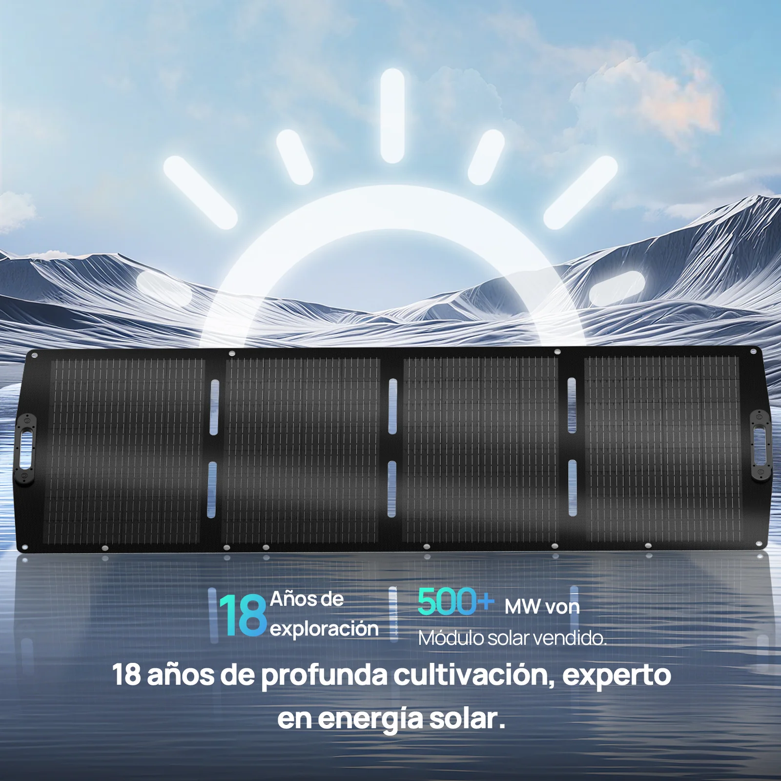 200W 12V Maleta de panel solar plegable - Image 9