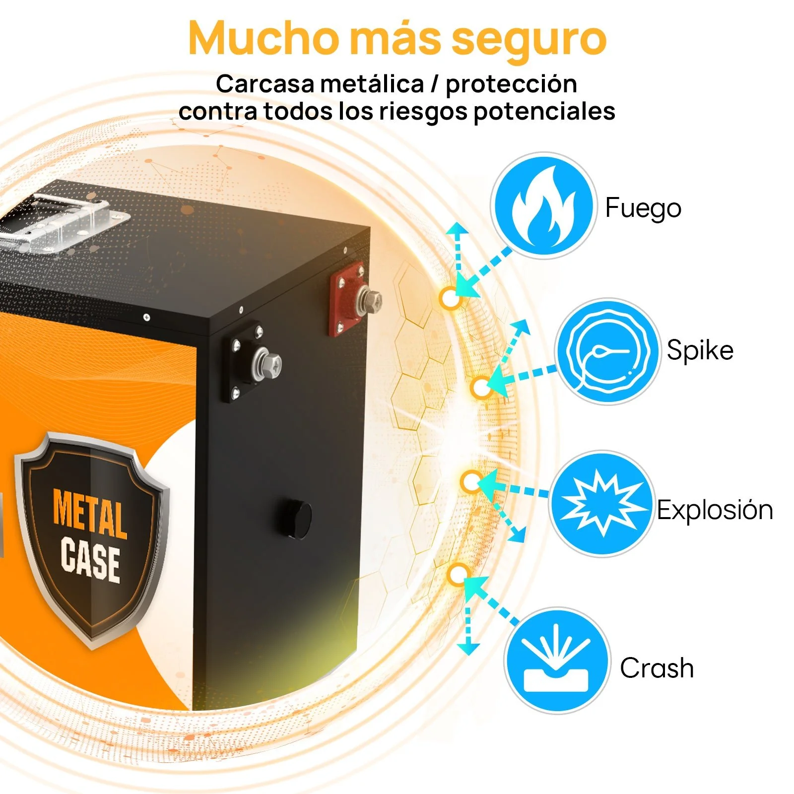 Batería Litio LiFePO4 12V 150Ah Con Protección Contra Bajas Temp por Bluetooth - Image 4