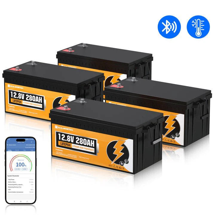 Batería Litio LiFePO4 12V 280Ah Con Bluetooth - Image 14