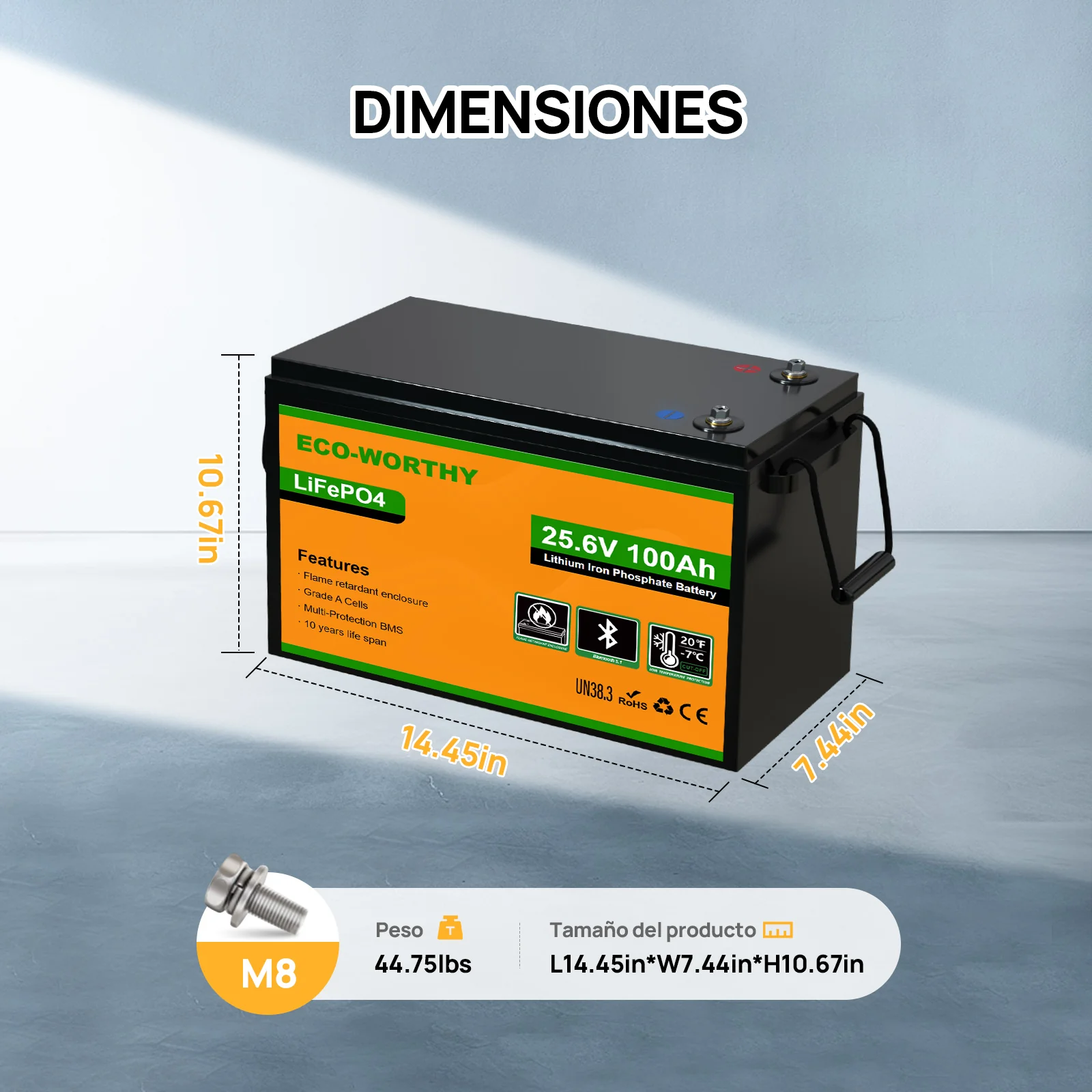 Batería Litio LiFePO4 24V 100Ah - Image 6