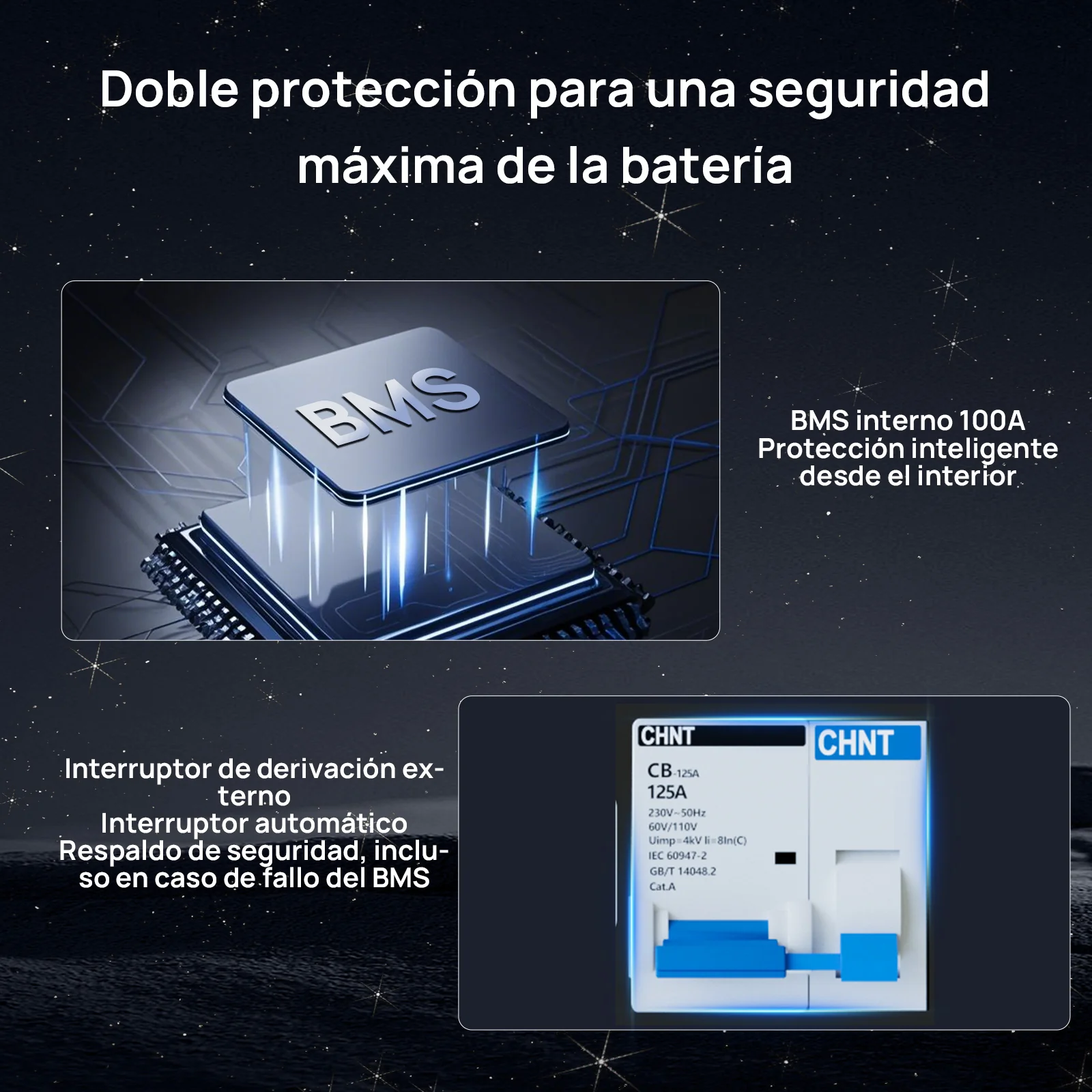 Batería para rack de servidor ECO-WORTHY de 48V(51,2V) 100 Ah LiFePO4, tamaño 3U, con Bluetooth y wifi- Versión 3 - Image 12
