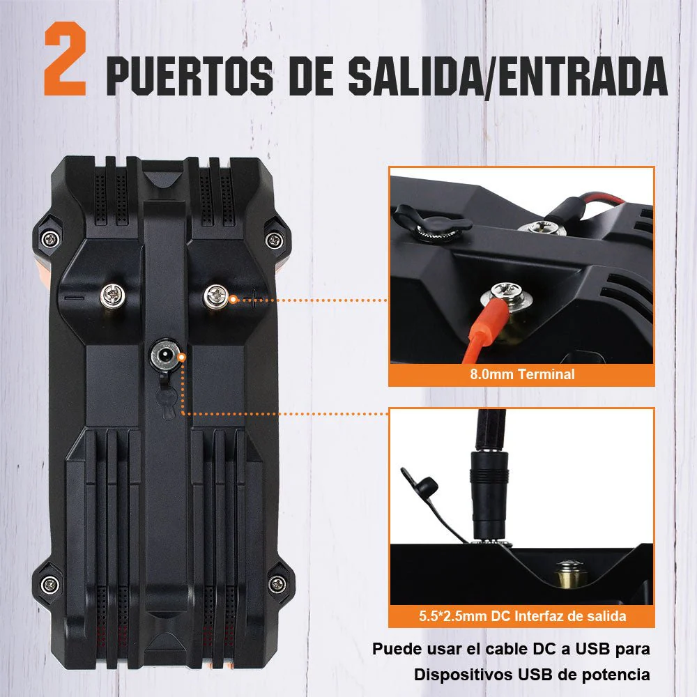 Batería portátil Litio LiFePO4 12V 20Ah - Image 5