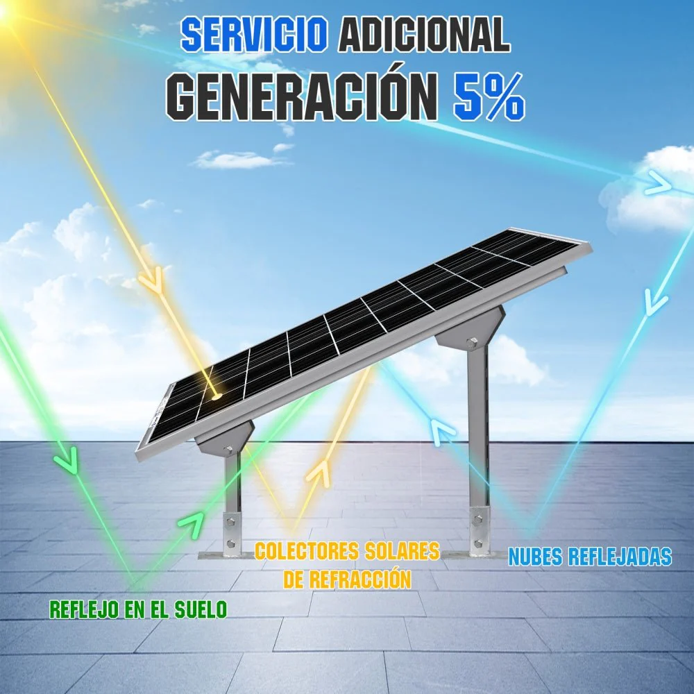 Bifacial 195W 12V Panel Solar Monocristalino - Image 3