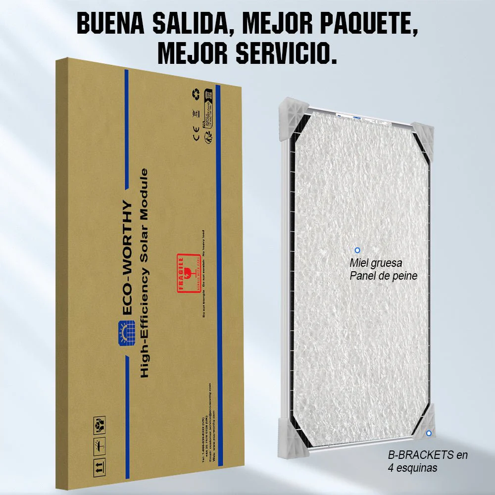 Bifacial 195W 12V Panel Solar Monocristalino - Image 8