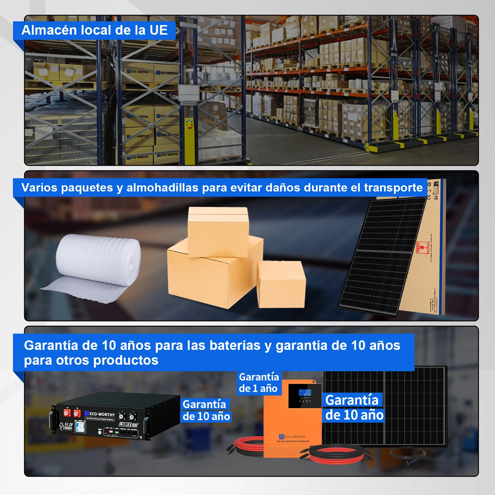 Kit solar MPPT completo para autoconsumo fuera de la red, 48V 2580W(6 x 430W) - Image 10