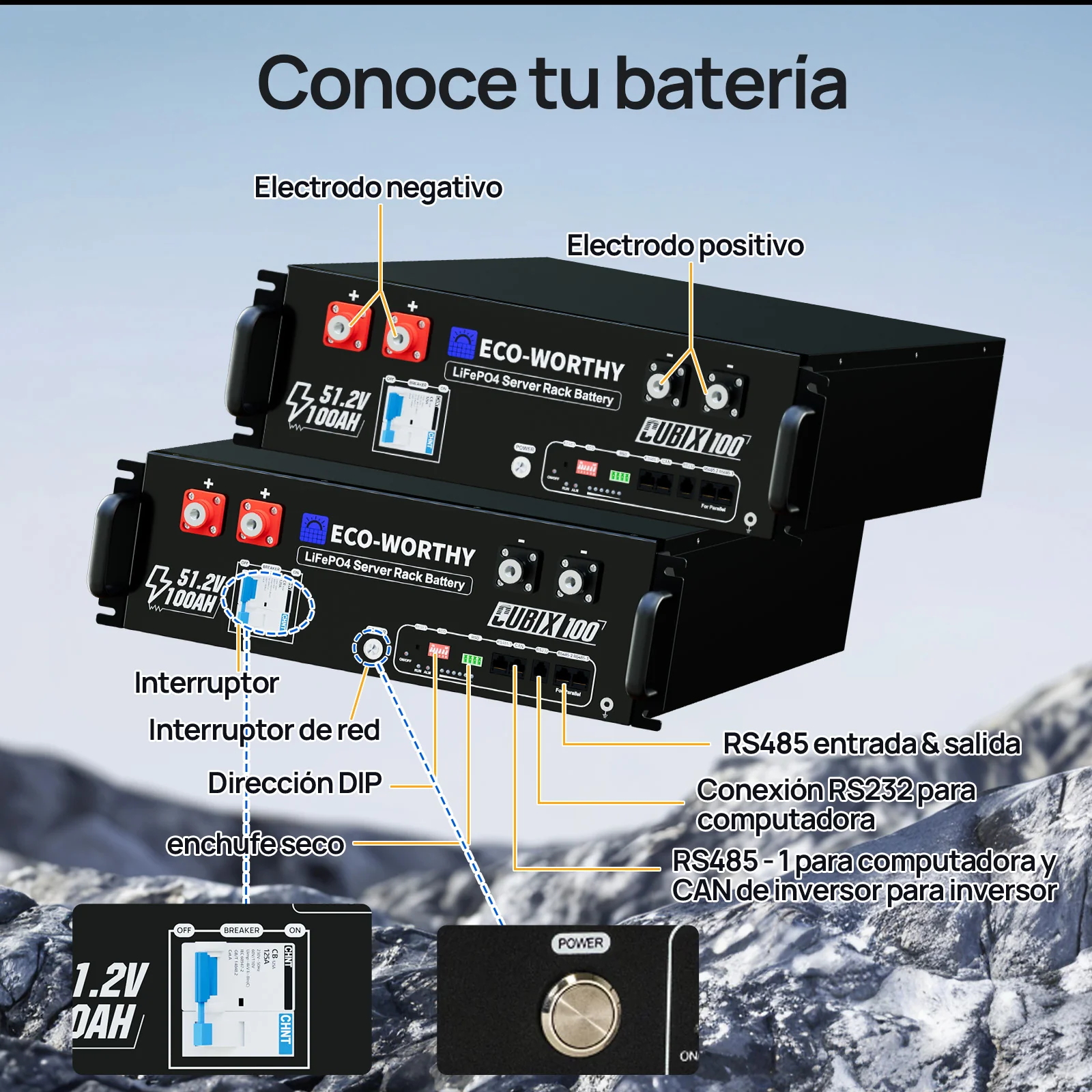Kit solar MPPT completo para autoconsumo fuera de la red, 48V 2580W(6 x 430W) - Image 7