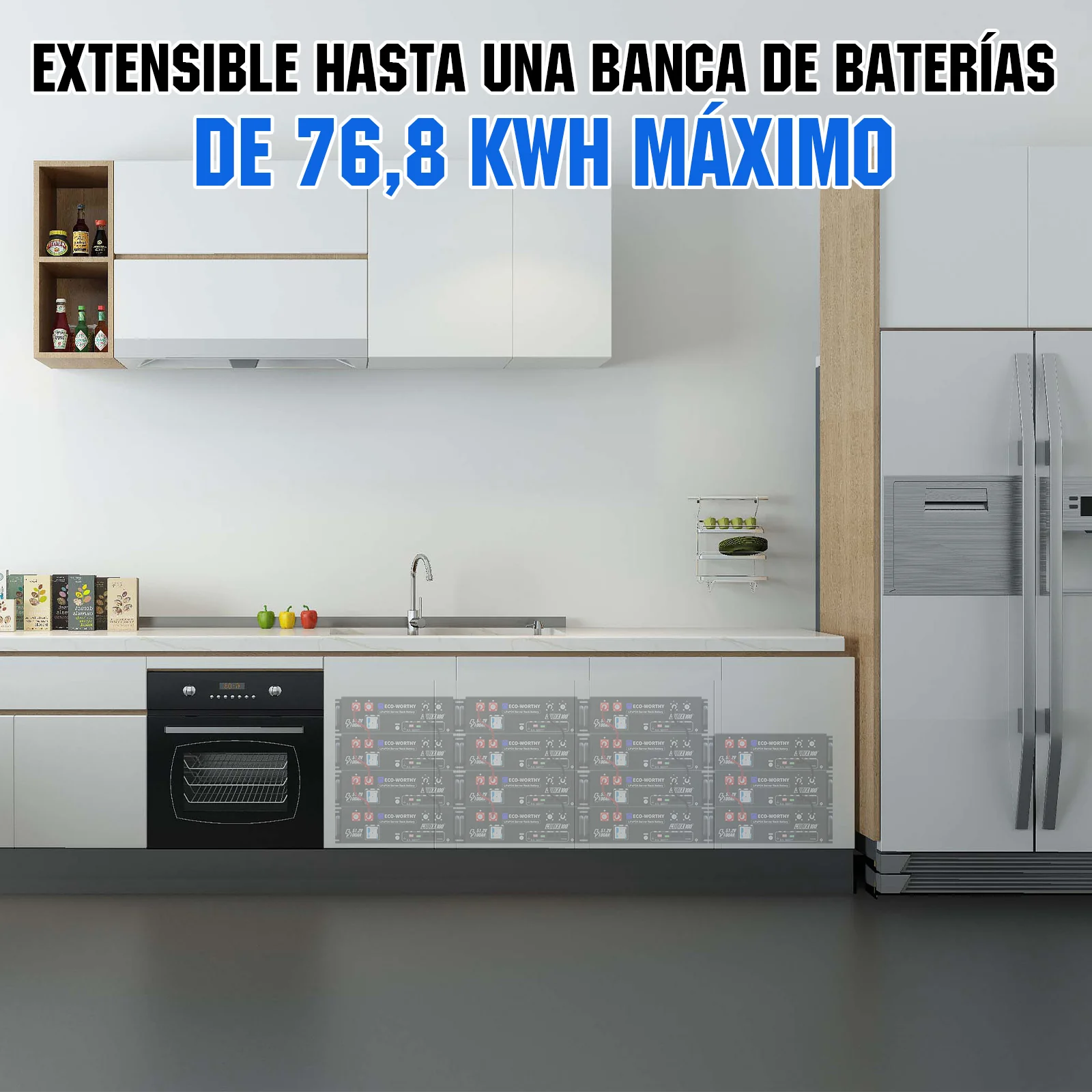 Kit solar MPPT completo para autoconsumo fuera de la red 48V 5160W (12x 430W) - Image 5