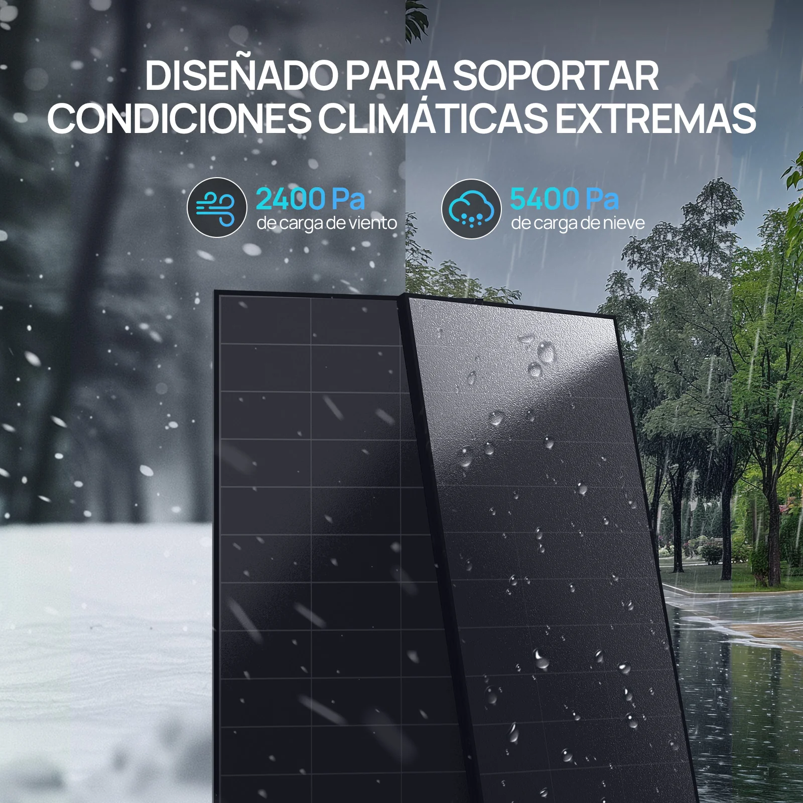 Panel solar BC totalmente negro ECO-WORTHY de 120W - Image 9