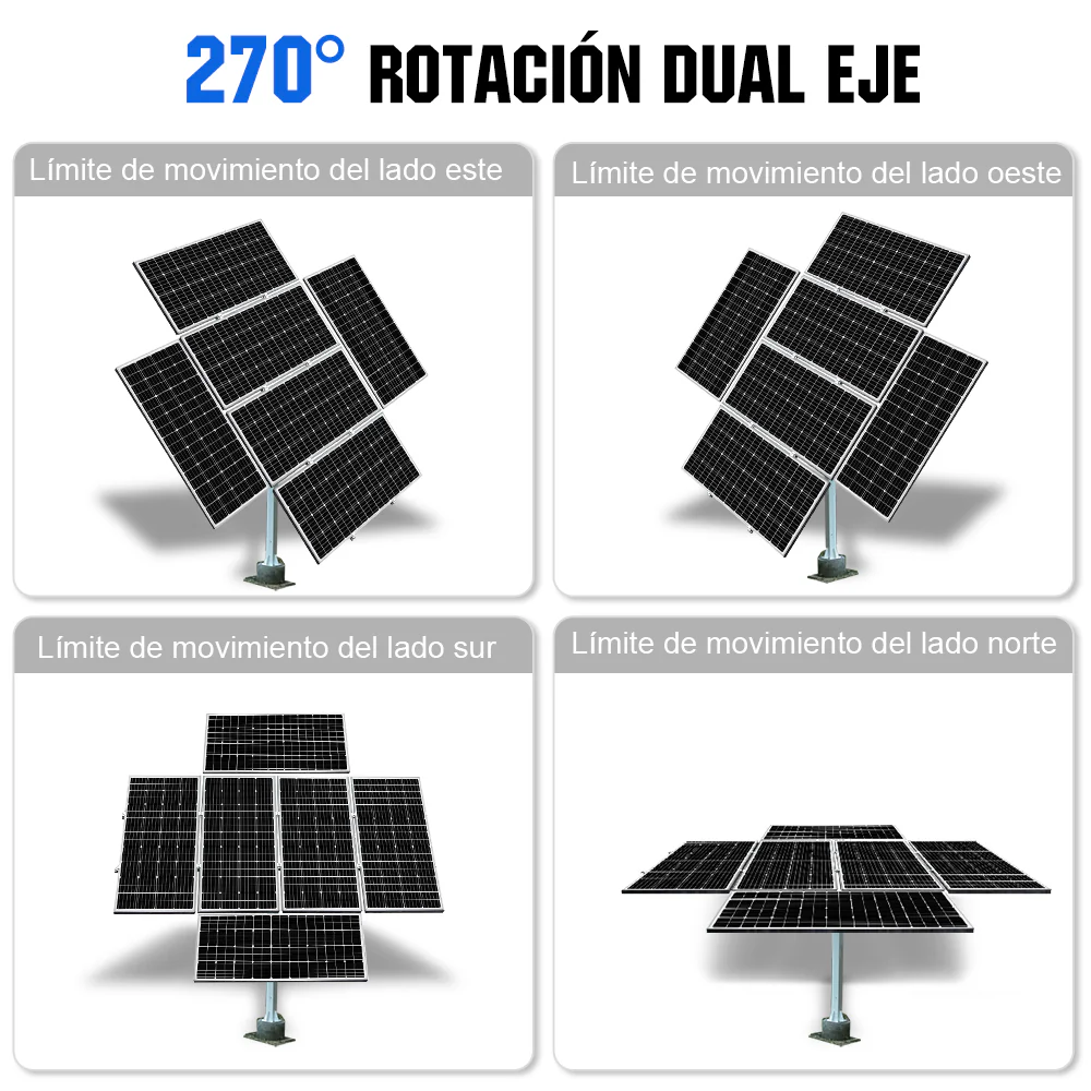 Sistema de seguimiento solar de doble eje con seguidor solar - Image 8