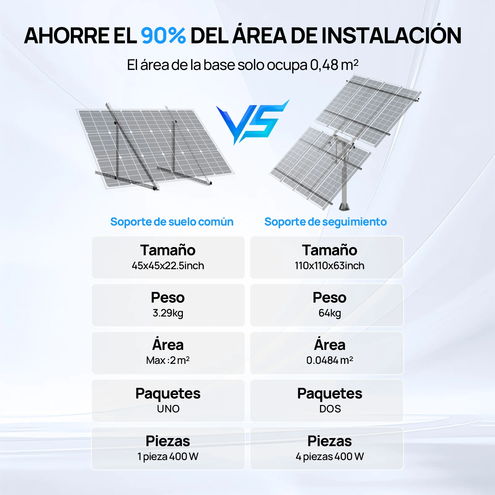 Sistema de seguimiento solar de doble eje ECO-WORTHY (versión extendida, +40% de eficiencia) con controlador de seguimiento - Image 9