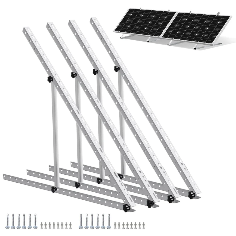 Soportes de montaje de inclinación ajustable para panel solar de 45" de longitud - Image 12