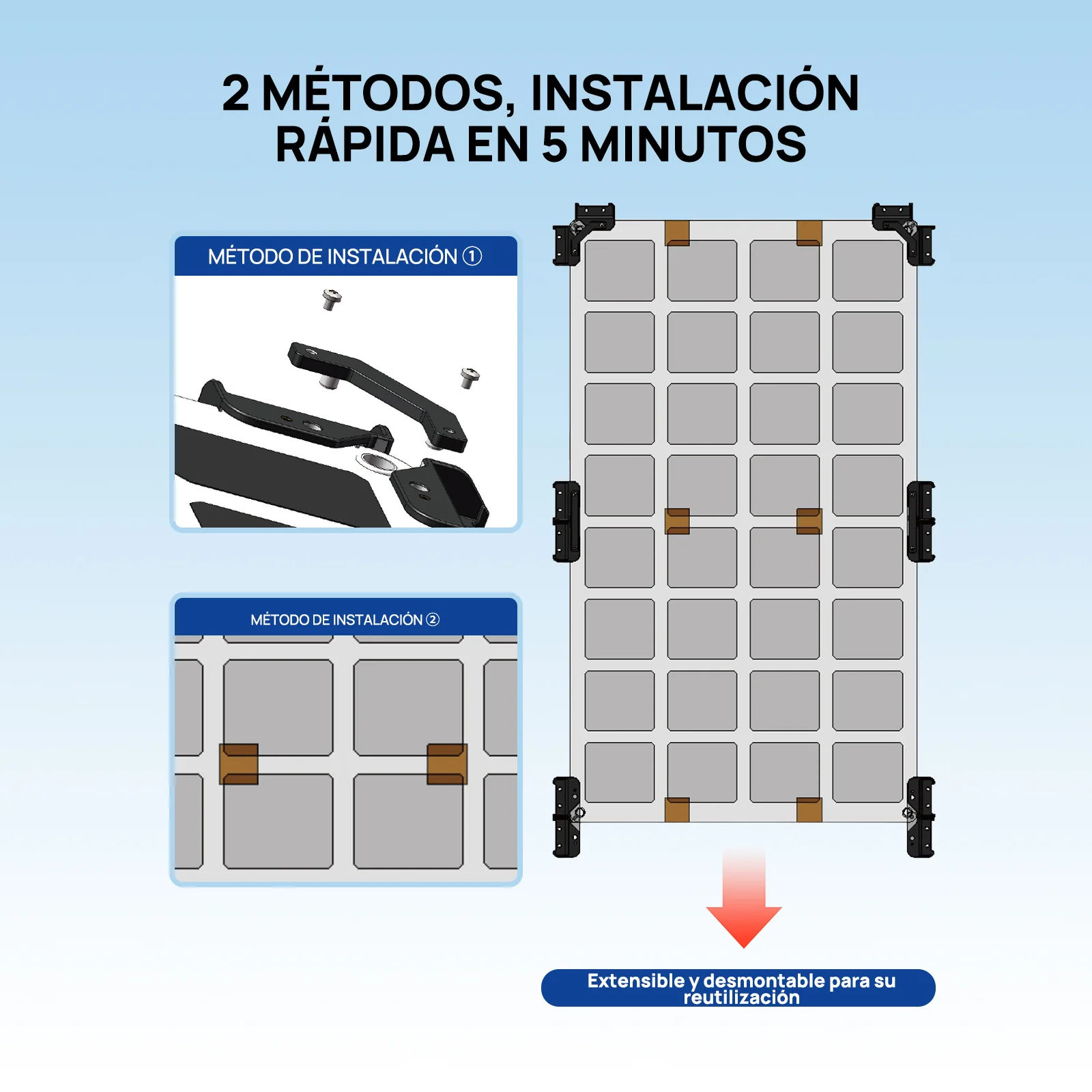 Soportes para paneles solares: incorporan un diseño suspendido y ventilado - Image 7