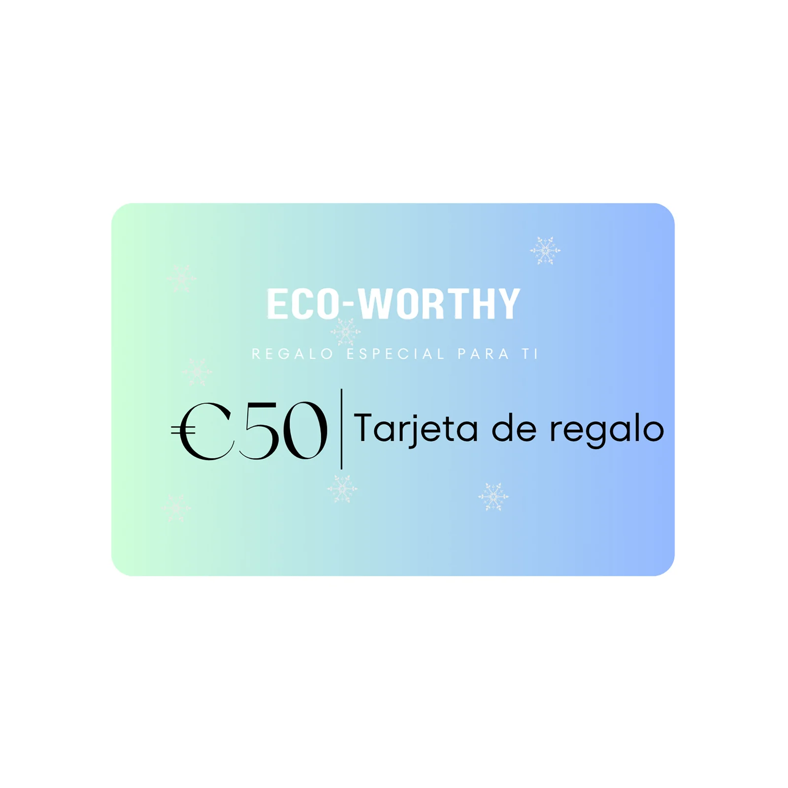 Tarjeta de regalo ECO-WORTHY